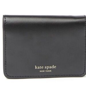 Kate Spade Nadine Black Leather Slim Key and Card Holder